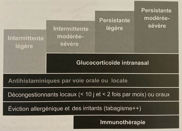 Persistance de la rhinite