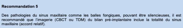 Recommandation n°5