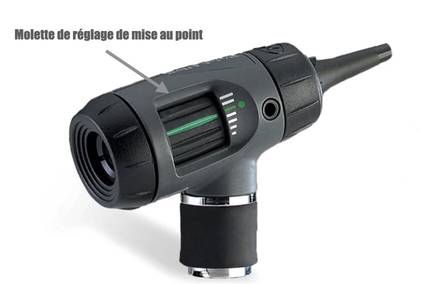 Otoscope mise au point 
