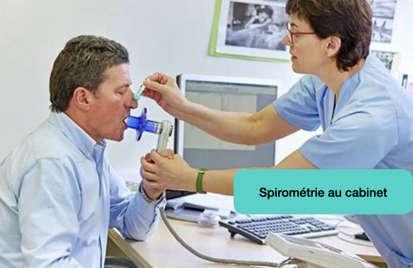 Spirométrie en cabinet de médecin générale