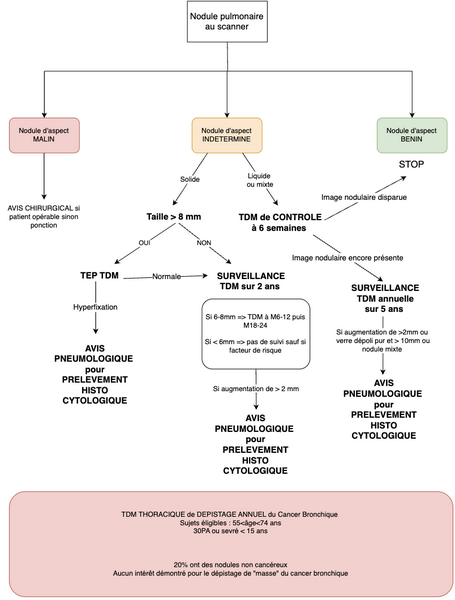 Conduite à tenir en cas de Nodule Pulmonaire