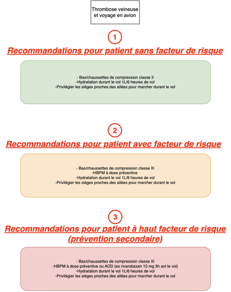 Thrombose veineuse et voyage en avion