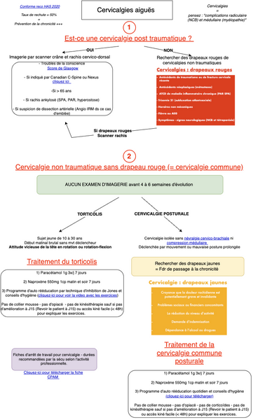 Cervicalgies aiguës 