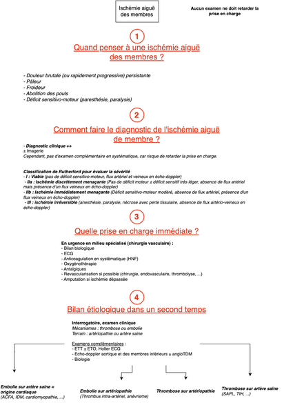 Ischémie aiguë des membres inférieurs