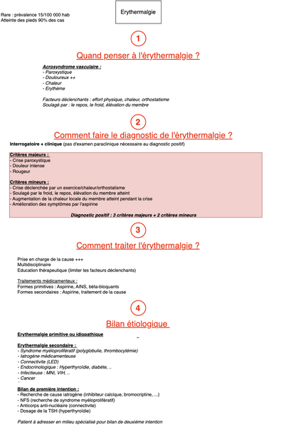 Erythermalgie