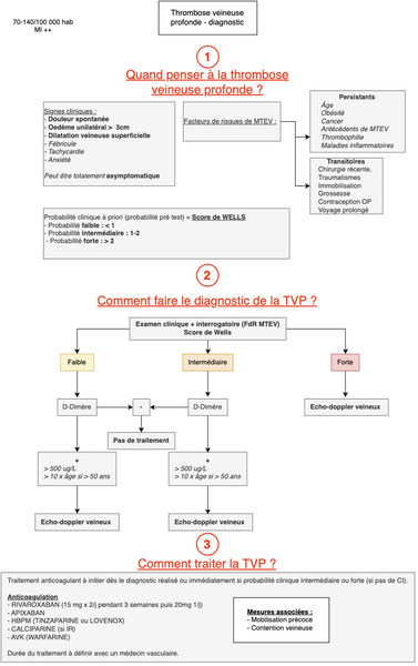 Thrombose veineuse profonde - diagnostic