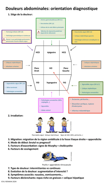 Douleur abdominale - orientation diagnostique