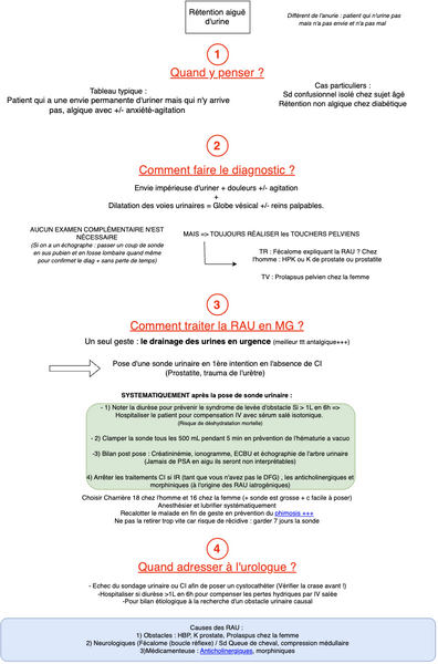 Rétention aiguë d'urine