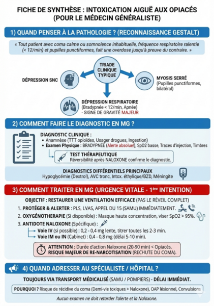 Intoxication aiguë aux opiacés