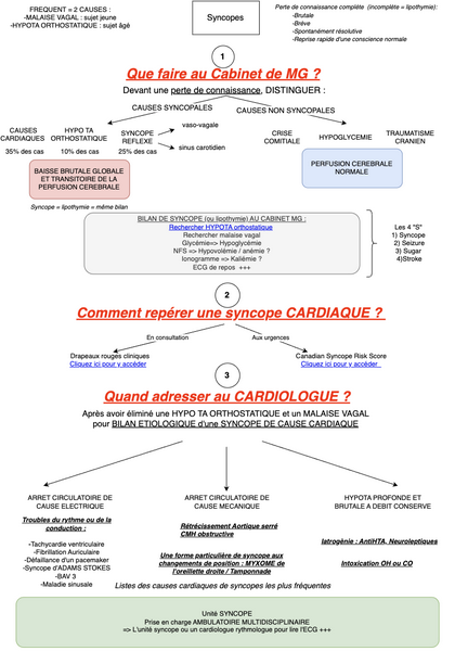 Conduite à tenir en cas de Syncopes