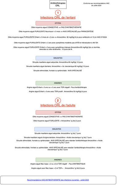 Antibiothérapies en ORL 