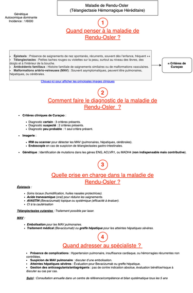 Maladie de Rendu Olser