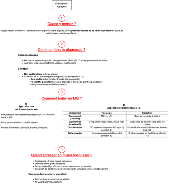 Diarrhée du voyageur