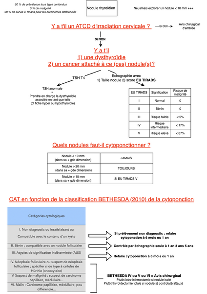 Conduite à tenir en cas de Nodule Thyroïdien